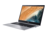 Acer Chromebook 315 CB315-3H - Intel Celeron N4020 / 1.1 GHz - Chrome OS - UHD Graphics 600 - 4 GB RAM - 64 GB eMMC - 15.6 1920 x 1080 (Full HD) - Wi-Fi 5 - lys sølv - kbd: Nordisk