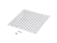 3M SJ 6553 MPCB Chassisfod Selvklæbende, trapezformet Transparent (Ø x H) 11 mm x 3.05 mm 132 stk
