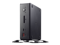 Shuttle XPC nano NC10U3 - Barebone - mini-PC - 1 x Core i3 8145U / 2.1 GHz ULV - RAM 0 GB - UHD Graphics 620 - GigE - WLAN: 802.11b/g/n - svart