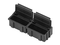 Bernstein ESD-SMD-kasse (L x B x H) 37 x 12 x 15 mm ledende