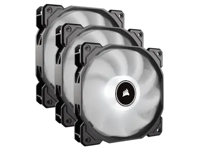 Corsair AF120 LED Hvit 120mm 3-pk