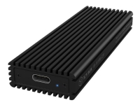 RaidSonic ICY BOX IB-1816M-C31 - Lagringspakning - M.2 - M.2 Card - NVME - USB 3.1 (Gen 2) - sort