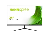 Hannspree HC284UPB - LED-skjerm - 28 - 3840 x 2160 4K @ 60 Hz - AAS - 350 cd/m² - 1000:1 - 5 ms - HDMI, DisplayPort - høyttalere - svart tekstur