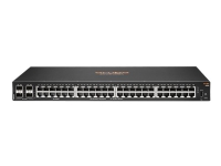 HPE Aruba 6000 48G 4SFP Switch - Switch - L3 - Styrt - 48 x 10/100/1000 + 4 x Gigabit SFP - side til side-luftflyt - rackmonterbar - AC 100 - 127 V / 200 - 240 V