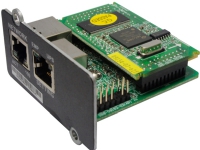 PowerWalker Mini NMC Card - Adapter for fjernstyrt administrasjon - 10/100 Ethernet - svart