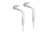 Ubiquiti UniFi - Koblingskabel - RJ-45 (hann) til RJ-45 (hann) - 2 m - 3 mm - CAT 6 - med støvel - hvit
