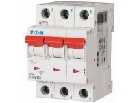 EATON Automatsikring, 3 Polet, 10A, C-Karakteristik, 10 kA, 400 V, bredde 3 moduler