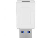 Goobay 55225, USB-C, USB 3.0 (type A), Hvit