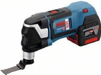Bosch GOP 18 V-28 Battery Multicutter - with 2 x 5.0 Ah lithium-ion batteries, plunger blade and toolbox [0 601 8B6 003]