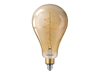 Philips LEDClassic - LED-lyspære - form: A160 - klar finish - E27 - 6.5 W (ekvivalent 40 W) - klasse A+ - flammelys - 2000 K - gull