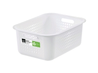 Opbevaringskurv smartstore recycled 15, 37 x 28 x 15 cm, 10 l, hvid