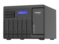 QNAP TS-H886-D1622-16G - NAS-server - 8 brønner - SATA 6Gb/s - RAID 0, 1, 5, 6, 10, 50, JBOD, 60 - RAM 16 GB - 2.5 Gigabit Ethernet - iSCSI støtte
