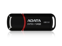 ADATA DashDrive UV150 - USB-flashstasjon - 64 GB - USB 3.0 - svart