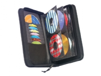 Case Logic CDW 64 - Lomme for CD/DVD-plater - 64 plater - nylon - svart