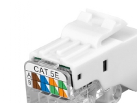 Goobay Keystone Cat5e UTP Toolless, Hvit