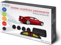 Savio Parking sensor, display with indications for each SAVIO CP-03/B sensor, black