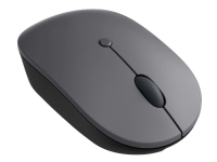 Lenovo Go - Mus - ergonomisk - høyre- og venstrehåndet - blå optisk - 5 knapper - trådløs - 2.4 GHz - USB-C trådløs mottaker - stormgrå - løsvekt - CRU - for ThinkBook 14 G4+ IAP ThinkCentre M70s Gen 3 ThinkPad X1 Carbon Gen 10 ThinkStation P360