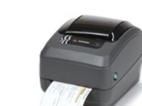 Zebra GX Series GX430t - Etikettskriver - direktetermisk / termisk overføring - Rull (10,8 cm) - 300 dpi - inntil 102 mm/sek - USB, LAN, seriell - kutter