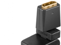 Goobay A 352 G (HDMI F/HDMI M) 360°, HDMI, HDMI, Svart
