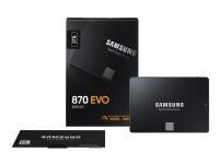 Samsung 870 EVO MZ-77E2T0B - Solid State Drive - kryptert - 2 TB - intern - 2.5 - SATA 6Gb/s - buffer: 2 GB - 256-bit AES - TCG Opal Encryption
