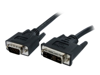 StarTech.com 2m DVI to VGA Display Monitor Cable M/M DVI to VGA (15 Pin) - Videokabel - HD-15 (VGA) (hann) til DVI-A (hann) - 2 m - formstøpt, tommelskruer - svart