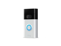 Ring Video Doorbell - Smart dørklokke - med kamera - 2nd Generation - trådløs - 802.11b/g/n - 2.4 Ghz - satin-nikkel