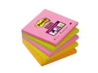 Post-it Post-It 654S-N 127 mm x 76 mm Neongrøn, Neon-orange, Neongul, Neon-rosa 450 Blad