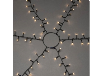 Konstsmide 6650-100 LED-komponentkappe Udvendigt Energiklasse: F (A - G) via strømdrift Antal pærer 660 LED (RGB) Varmhvid Oplyst Længde: 2.4 m
