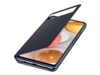 Samsung S View Wallet Cover EF-EA426 - Lommebok for mobiltelefon - svart - for Galaxy A42 5G