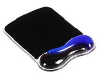 Kensington Duo Gel Mouse Pad Wrist Rest - Musematte med håndleddsstøtte - svart, blå - TAA-samsvar