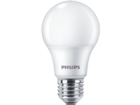 Philips - LED-lyspære - form: A60 - mattslipt finish - E27 - 8 W (ekvivalent 60 W) - klasse F - varmt hvitt lys - 2700 K (en pakke 4)
