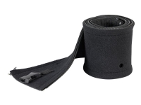 StarTech.com 40 (1m) Neoprene Cable Management Sleeve with Zipper & Buckle, 1.2 (3cm) Diameter, Computer/PC Power/Network/AV Cord Cover/Manager, Flexible Cable Organizer Wrap, Black - Cable Manager Sleeve (WKSTNCMZP) - Kabelstyringsmuffe - svart -