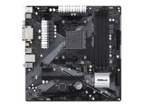 ASRock B450M Pro4-F R2.0 - Hovedkort - mikro ATX - Socket AM4 - AMD B450 Chipset - USB-C Gen1, USB 3.2 Gen 1 - Gigabit LAN - innbygd grafikk (CPU kreves) - HD-lyd (8-kanalers)