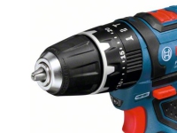 Bosch GSB 12V-15 Professional - Hammerbor/driver - trådløs - 2 hastigheter - nøkkelfri borhylse 10 mm - 30 N·m - uten batteri - 12 V - Uten batteri og opplader
