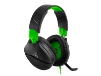 Turtle Beach Recon 70, Hodesett, Hodebånd, Spilling, Sort, Grønn, Stereofonisk, Rotasjon