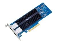 Synology E10G18-T2 - Nettverksadapter - PCIe 3.0 x8 lav profil - 10Gb Ethernet x 2