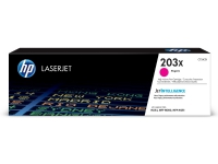 HP 203X høykapasitets magenta original LaserJet-tonerkassett, 2500 sider, Fiolblå, 1 stykker