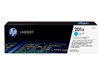 HP 201X høykapasitet cyan LaserJet-originaltonerkassett, 2300 sider, Cyan, 1 stykker