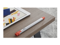 Logitech Crayon - Digital penn - trådløs - intens sorbet - for Apple 10.5-inch iPad Air (3rd generation) 11-inch iPad Pro 12.9-inch iPad Pro (3rd generation) 9.7-inch iPad (6th generation) iPad mini 5