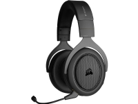 CORSAIR Gaming HS70 - Hodesett - full størrelse - Bluetooth - trådløs, kablet - USB, 3,5 mm jakk - svart