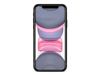 Refurbished | Apple iPhone 11 - 4G smarttelefon - dual SIM - 64 GB - LCD-skjerm - 6,1 - 1792 x 828 piksler - 2x bagkamera 12 MP, 12 MP - frontkamera 12 MP - sort | Tilstand: Grade B