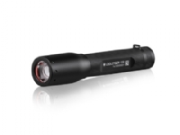 Led Lenser P3R, Penn-lommelykt, Svart, Aluminium, Knapper, Rotasjon, IPX4, LED