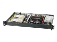 Supermicro SuperServer 5019C-L - Server - rackmonterbar - 1U - 1-veis - ingen CPU - RAM 0 GB - uten HDD - AST2500 - GigE - uten OS - monitor: ingen - svart