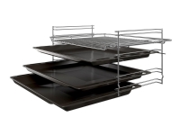 Bosch Serie | 4 HKN31A050U - Komfyr - frittstående - bredde: 60 cm - dybde: 60 cm - høyde: 90 cm - med selvrens - stål