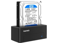 External HDD dock, USB-B, 3,5 or 2,5, USB 3.1 Gen1, 5 Gbps, black