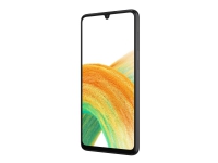 Samsung Galaxy A33 5G - 5G smarttelefon - dobbelt-SIM - RAM 6 GB / 128 GB - microSD slot - OLED-display - 6.4 - 2400 x 1080 piksler (90 Hz) - 4x bakkameraer 48 MP, 8 MP, 5 MP, 2 MP - front camera 13 MP - kul svart