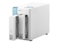 QNAP TS-231P3 - NAS-server - 2 brønner - SATA 6Gb/s - RAID 0, 1, JBOD - RAM 2 GB - Gigabit Ethernet - iSCSI støtte