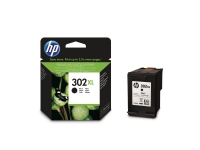 Blækpatron hp 302xl f6u68a, 480 sider, sort