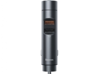Baseus FM Transmiter Baseus Energy Column FM Transmitter, Bluetooth 5.0, 2x USB, 18W (gray)
