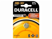 Duracell 301, Single-use battery, SR43, Silver-Oksid (S), 1,5 V, 1 stykker, Knapp/mynt